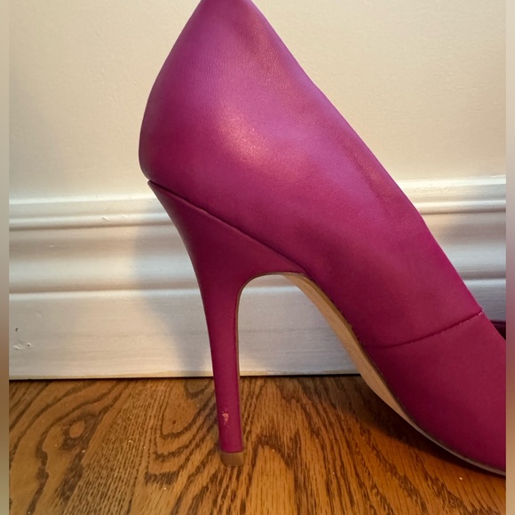 Fergalicious Magenta High Heel Pumps with Pointed Toe - Picture 10 of 13